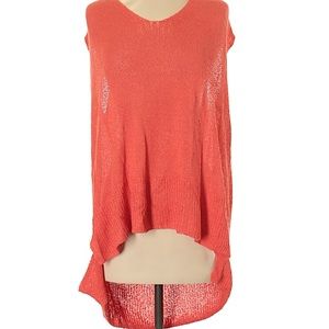 Free People Flowy Orange Sweater